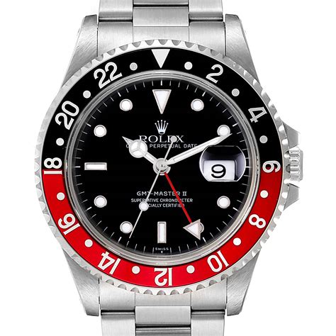 rolex gmt coke bezel|red and black rolex.